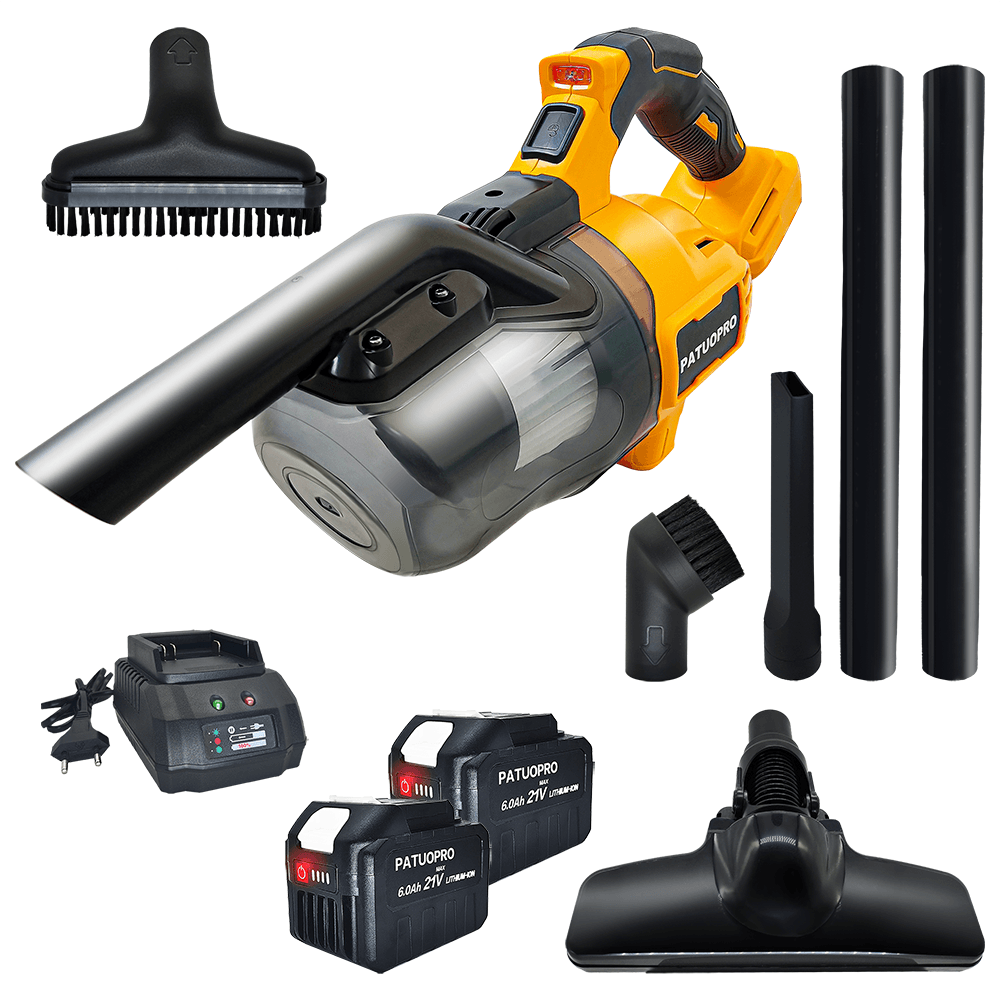 Power Tools For Home - Беспроводной электрический пылесос PATUOPRO, бесщеточный, перезаряжаемый,