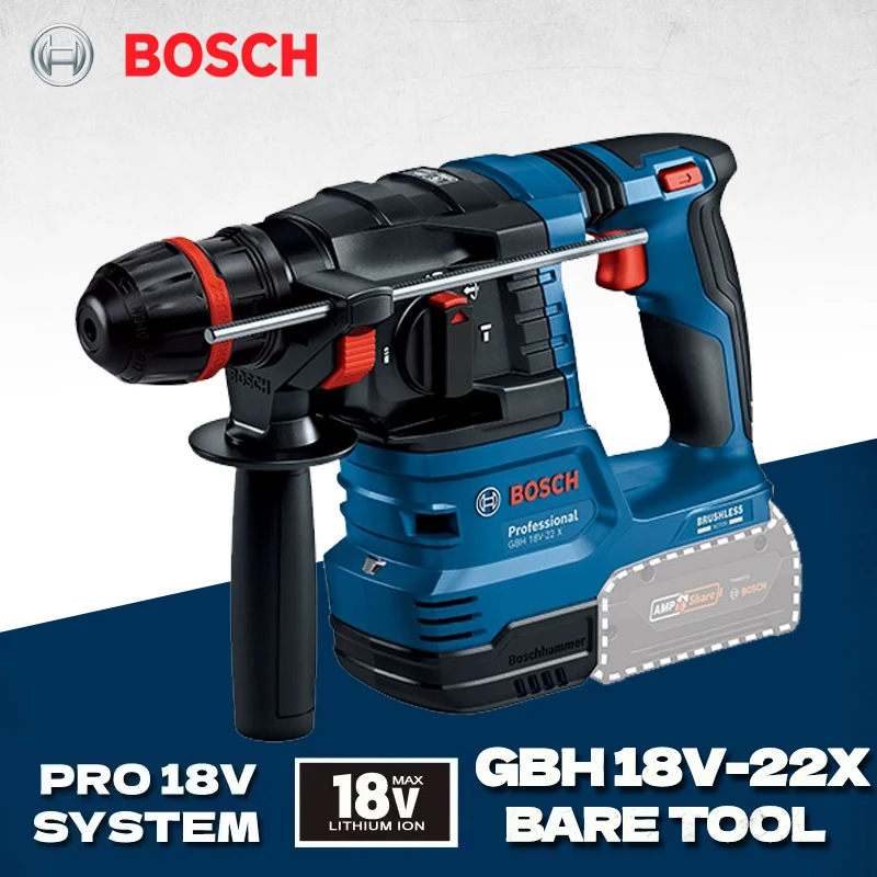 Аккумуляторный перфоратор BOSC – обзор и цена Hammer Drill Sds
